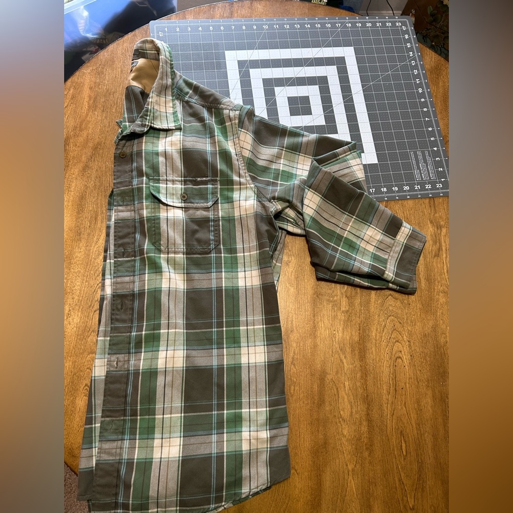 Eddie Bauer green flannel, XXL 2XL, super warm and cozy